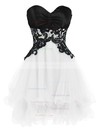 Princess Sweetheart Organza Short/Mini Tiered Nice Homecoming Dresses #Favs020102562