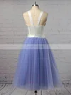 Classic A-line Sweetheart Tulle Tea-length Ruffles Short Prom Dresses #Favs020102578