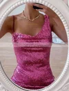 Sheath/Column Cowl Neck Sequined Short/Mini Homecoming Dresses #Favs020111125