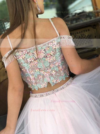 A-line Off-the-shoulder Tulle Short/Mini Homecoming Dresses With Sashes / Ribbons #Favs020111424
