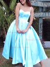 A-line Sweetheart Satin Ankle-length Homecoming Dresses #Favs020111436
