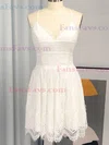 A-line V-neck Lace Short/Mini Homecoming Dresses #Favs020111441