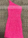Sheath/Column One Shoulder Sequined Short/Mini Homecoming Dresses #Favs020111275