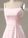A-line Square Neckline Satin Short/Mini Homecoming Dresses #Favs020111346