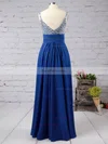 A-line Sweetheart Chiffon Floor-length Beading Prom Dresses #Favs02013433