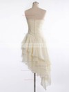 A-line Sweetheart Chiffon Asymmetrical Beading High Low Beautiful Prom Dresses #Favs020103611