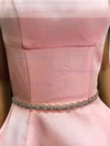 Sheath/Column Scoop Neck Satin Short/Mini Homecoming Dresses With Pockets #Favs020111763