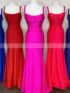Trumpet/Mermaid Scoop Neck Jersey Sweep Train Prom Dresses #Favs020111853