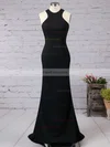 Trumpet/Mermaid Scoop Neck Jersey Floor-length Prom Dresses #Favs02016822