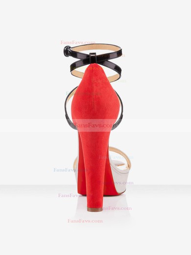 Women's White Suede Pumps with Buckle #Favs03030290