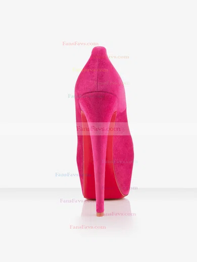 Women's Fuchsia Suede Platform #Favs03030292