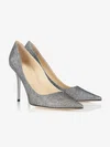 Women's Gray Sparkling Glitter Closed Toe #Favs03030299