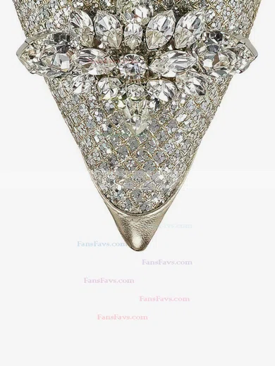 Women's Multi-color Sparkling Glitter Closed Toe with Rhinestone #Favs03030300