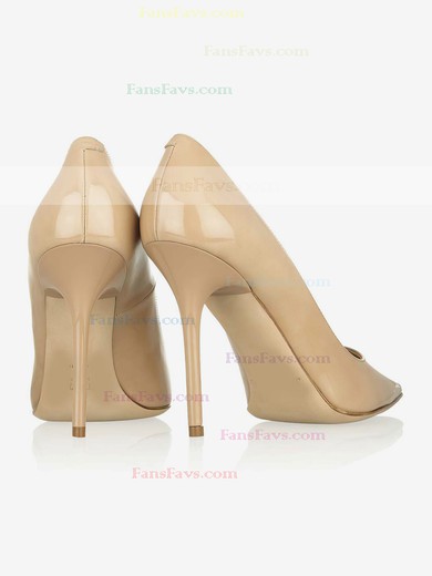 Women's Camel Patent Leather Closed Toe #Favs03030311