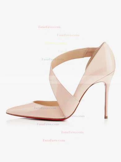 Women's Pale Pink Patent Leather Pumps #Favs03030314