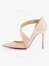 Women's Pale Pink Patent Leather Pumps #Favs03030314