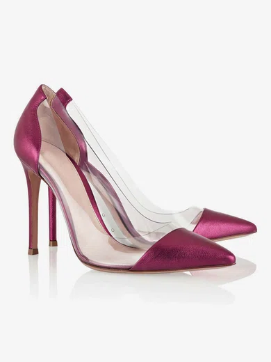 Women's Red Real Leather Closed Toe #Favs03030315