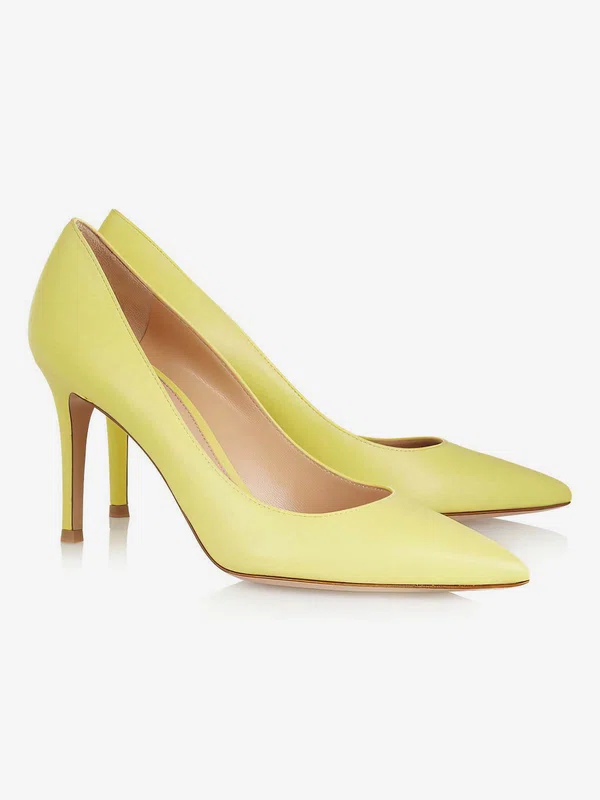 Women's Yellow Patent Leather Pumps #Favs03030318