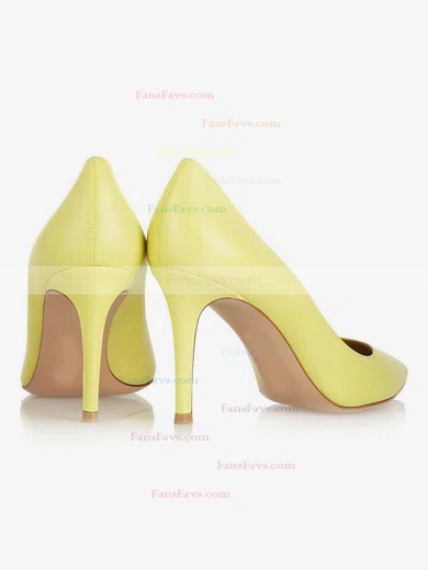 Women's Yellow Patent Leather Pumps #Favs03030318