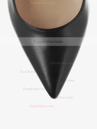 Women's Black Real Leather Pumps #Favs03030320