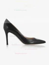 Women's Black Real Leather Pumps #Favs03030320