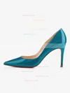 Women's Blue Patent Leather Pumps #Favs03030321