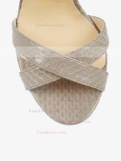 Women's Coffee Sparkling Glitter Pumps with Buckle #Favs03030337