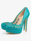 Women's Blue Patent Leather Pumps #Favs03030346