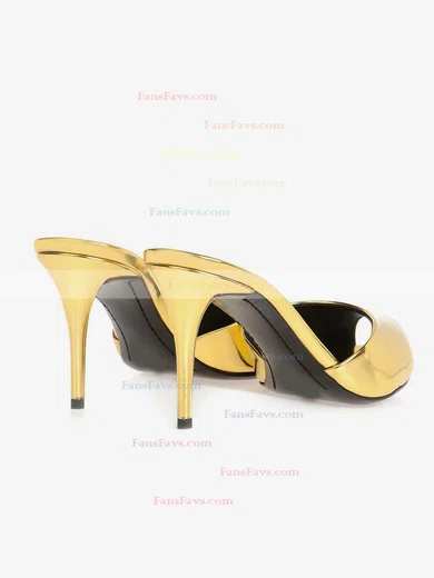Women's Gold Patent Leather Pumps #Favs03030350