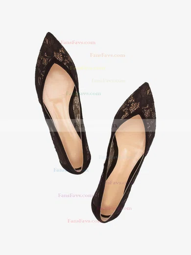 Women's Black Lace Closed Toe #Favs03030355